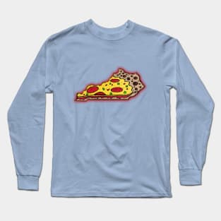 Kentucky Pizza!! w RED GLOW! Long Sleeve T-Shirt